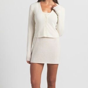 Skims Featherweight Cashmere Cardigan NWT